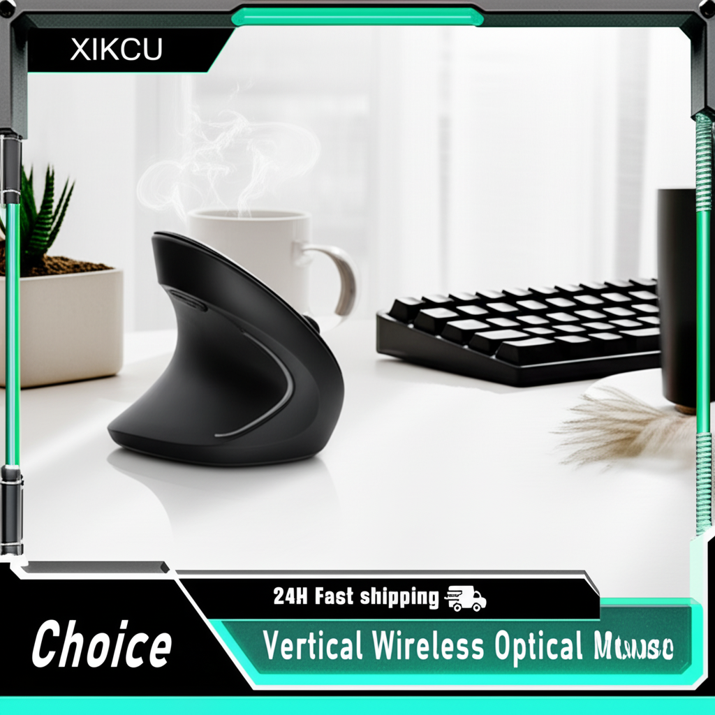 🖱️ XIKCU 2.4GHz Wireless Mouse – 1600 DPI