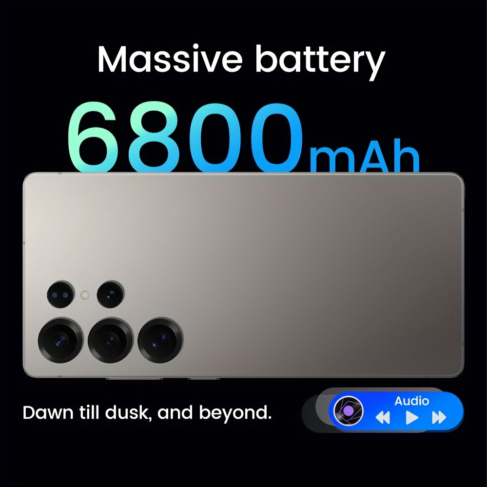 Global Vision S25 Ultra Smartphone 5G Android 12 8GB RAM 512GB ROM 6.8 Inch Phone 1920x1080HD 24+48MP 4 5G Network Mobile Phones