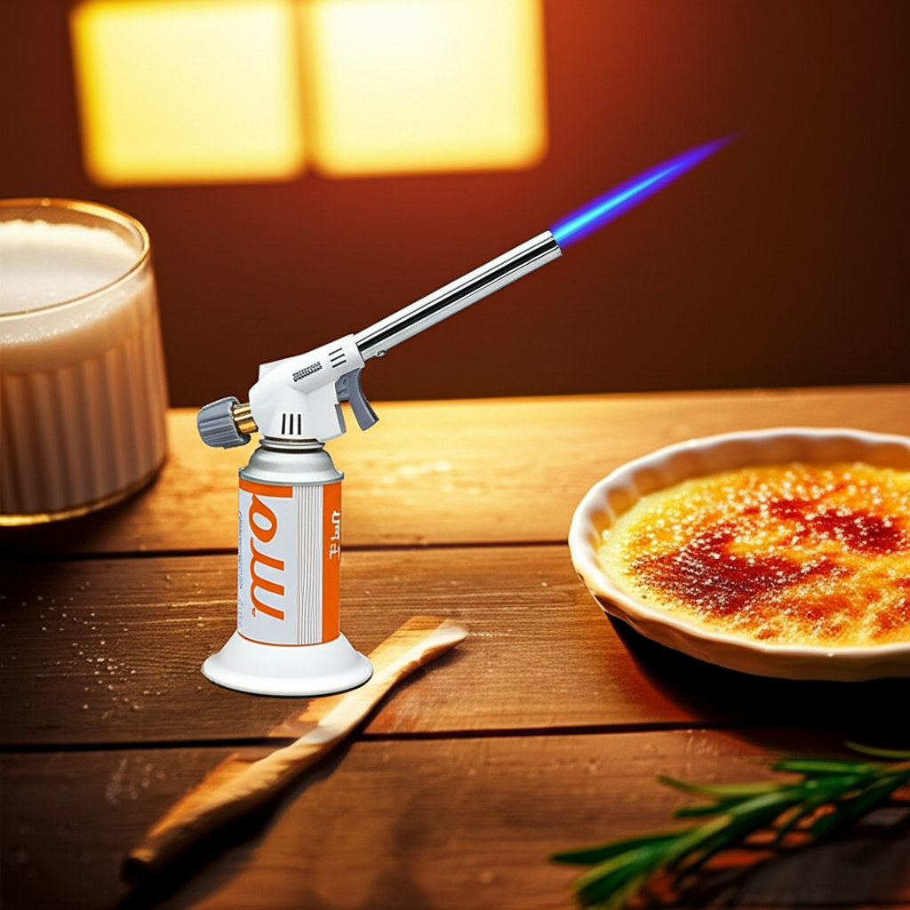 🔥 Camping & BBQ Butane Gas Torch – Adjustable Flame Welding Fire Maker