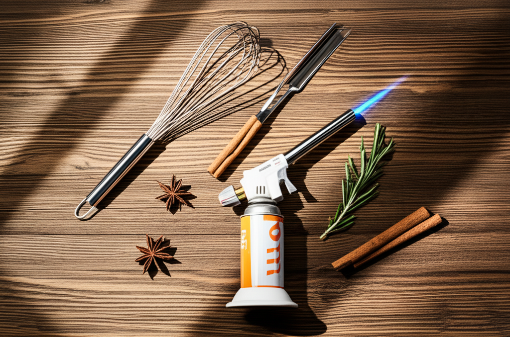 🔥 Camping & BBQ Butane Gas Torch – Adjustable Flame Welding Fire Maker