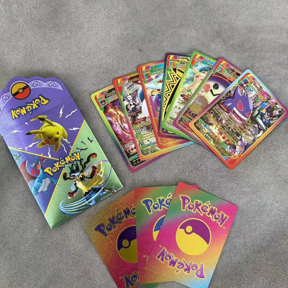 ⚡🐉 Golden Pokémon Card – Pikachu VMAX / GX / EX / V – Rare Collectible