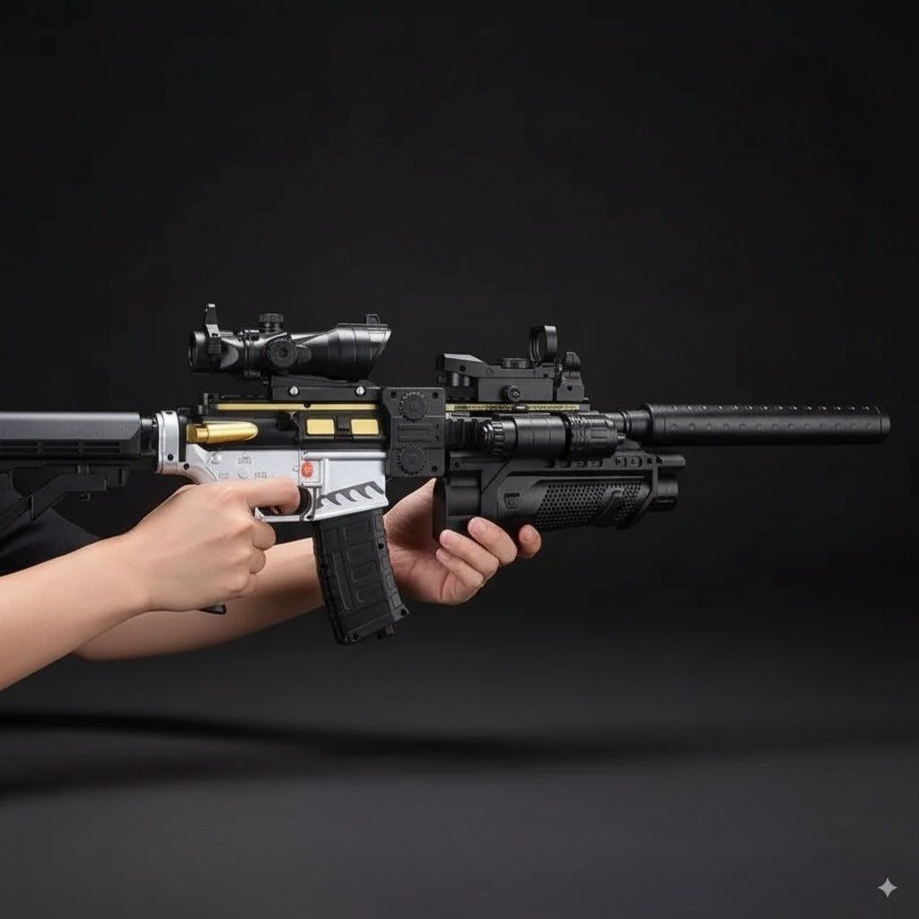 🔫 Automatic M416 Gel Rifle 💥 | Outdoor Toy for Kids & Airsoft Battles 🎯