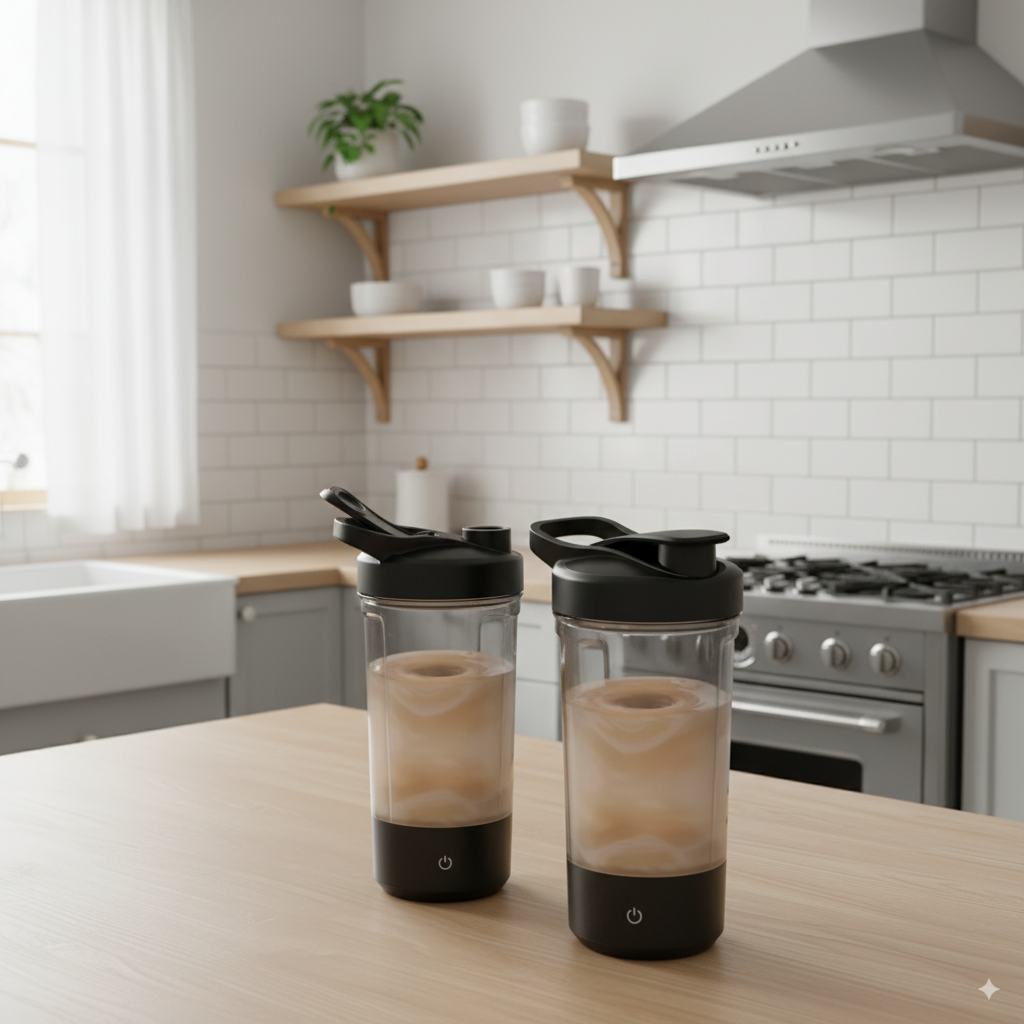 🥤 Portable Rechargeable Blender – 6 Blades | Smoothies, Coffee & Juices