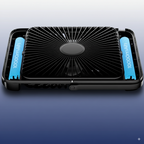 🌬️ Warmco D4 Portable Rechargeable Fan – 20000mAh Battery, 4 Speeds, Ultra-Quiet, LED Light