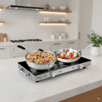 🍳 Ceramic Infrared Double Cooktop – Electric Dual Burner 🔥