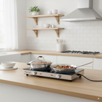 🍳 Ceramic Infrared Double Cooktop – Electric Dual Burner 🔥