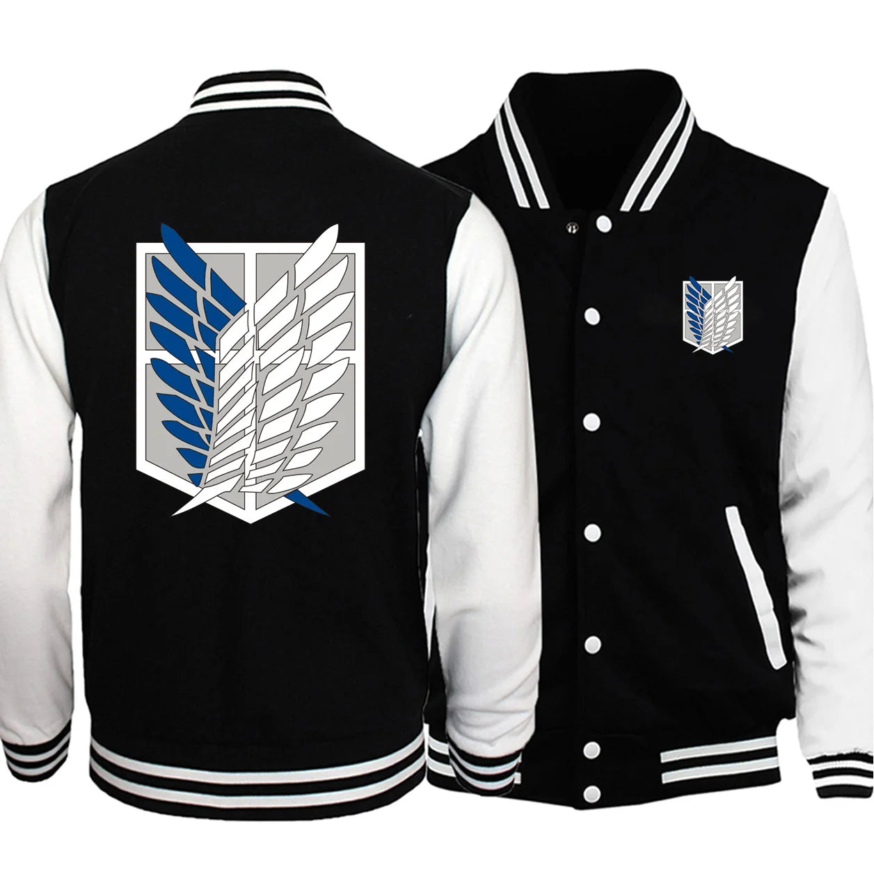 🛡 Cosplay Shield Baseball Uniform – Anime-Inspired Sports Jacket for Men