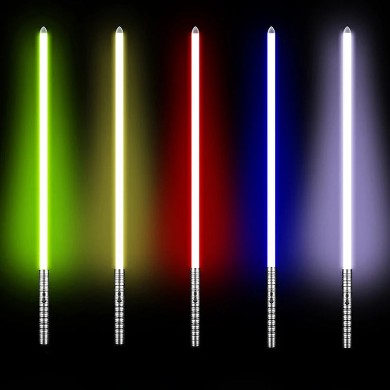 🌟 DiXinNi RGB Metal Lightsaber Laser Sword – 14+ Colors, Sound Effects, Removable Blade