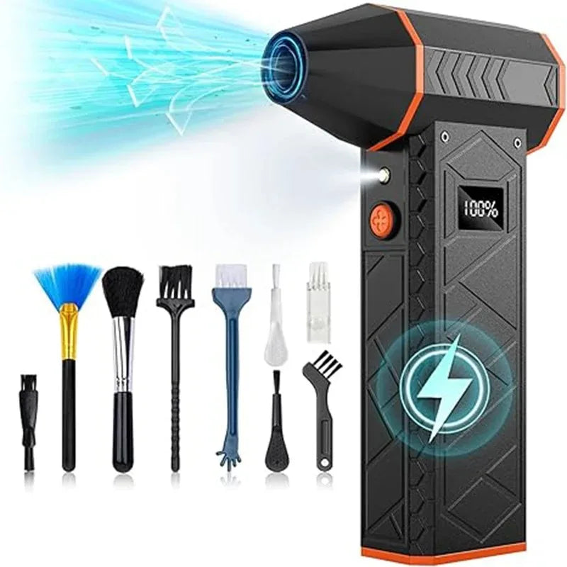 💨Mini Turbo Jet Fan 180,000RPM – Powerful Cordless Cleaning Tool