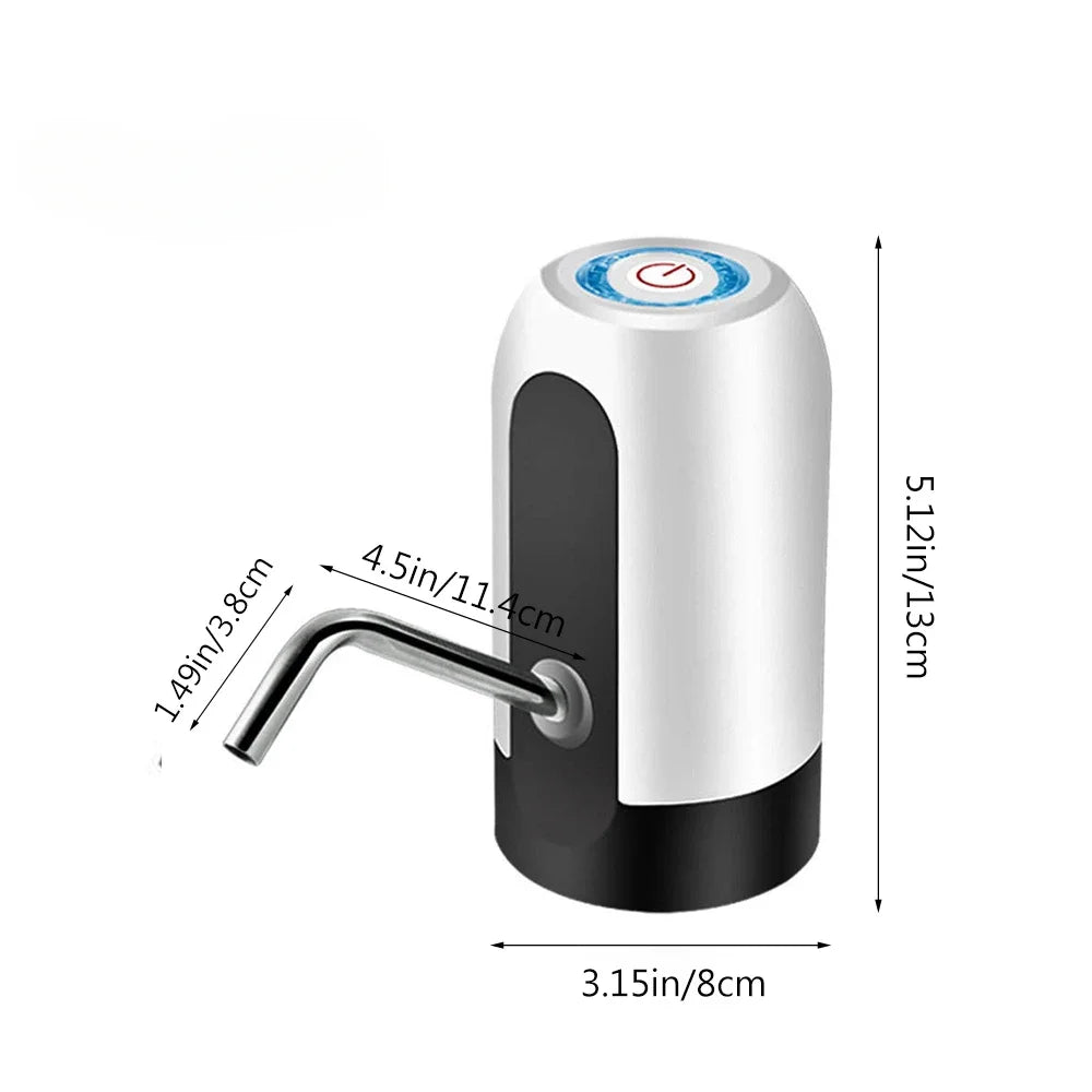 💧 Portable USB Electric Water Pump – 5 Gallon Bottle Dispenser