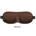 😴 3D Contoured Eye Mask for Sleeping – Lightweight & Comfortable Sleep Blindfold