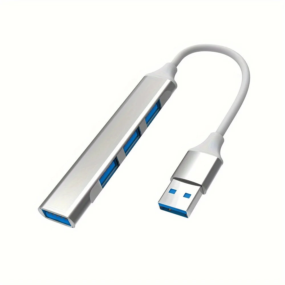 🔌 USB 3.0 Hub – 4 Ports High-Speed Data Splitter