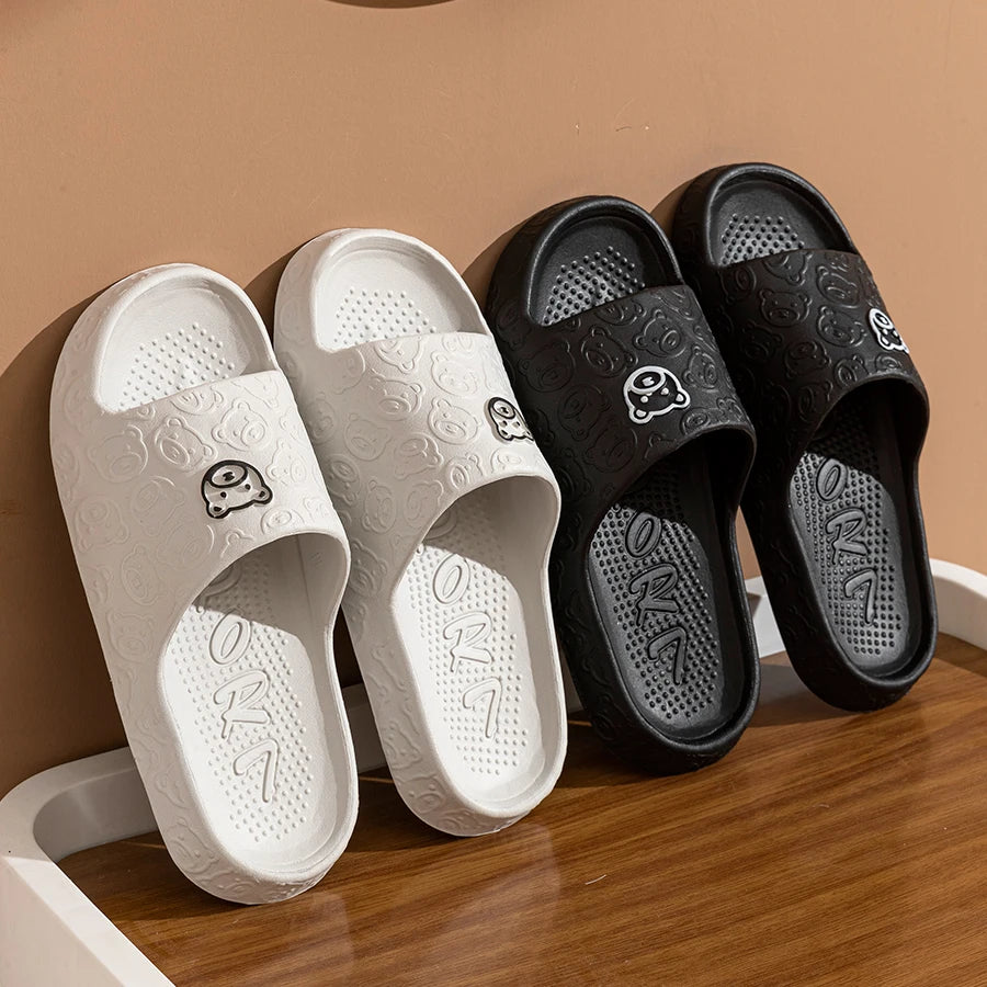 🩴 NoEnName_Null Men’s Indoor Platform Slippers