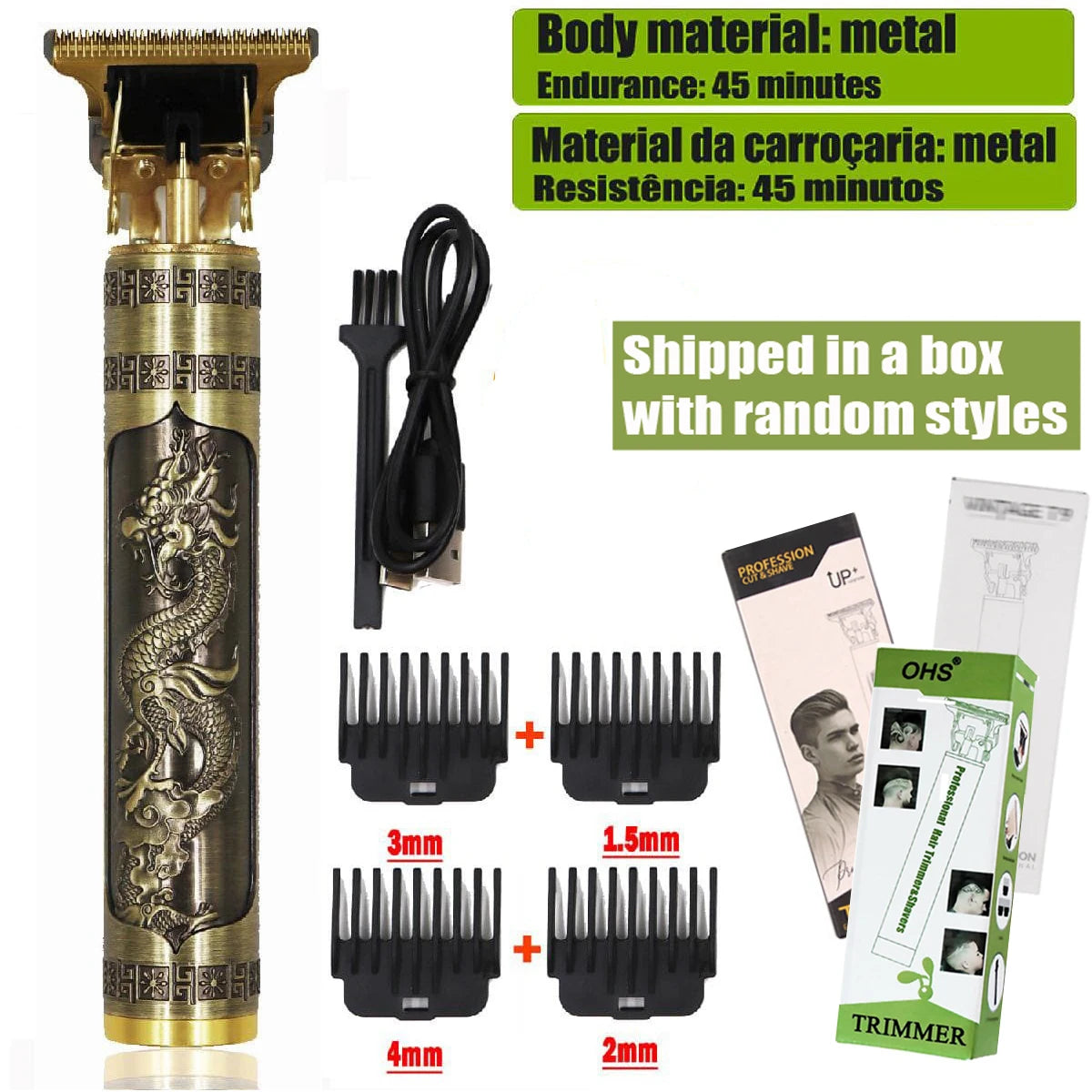 💈 T9 Hair Clipper – Electric Beard & Hair Trimmer for Men
