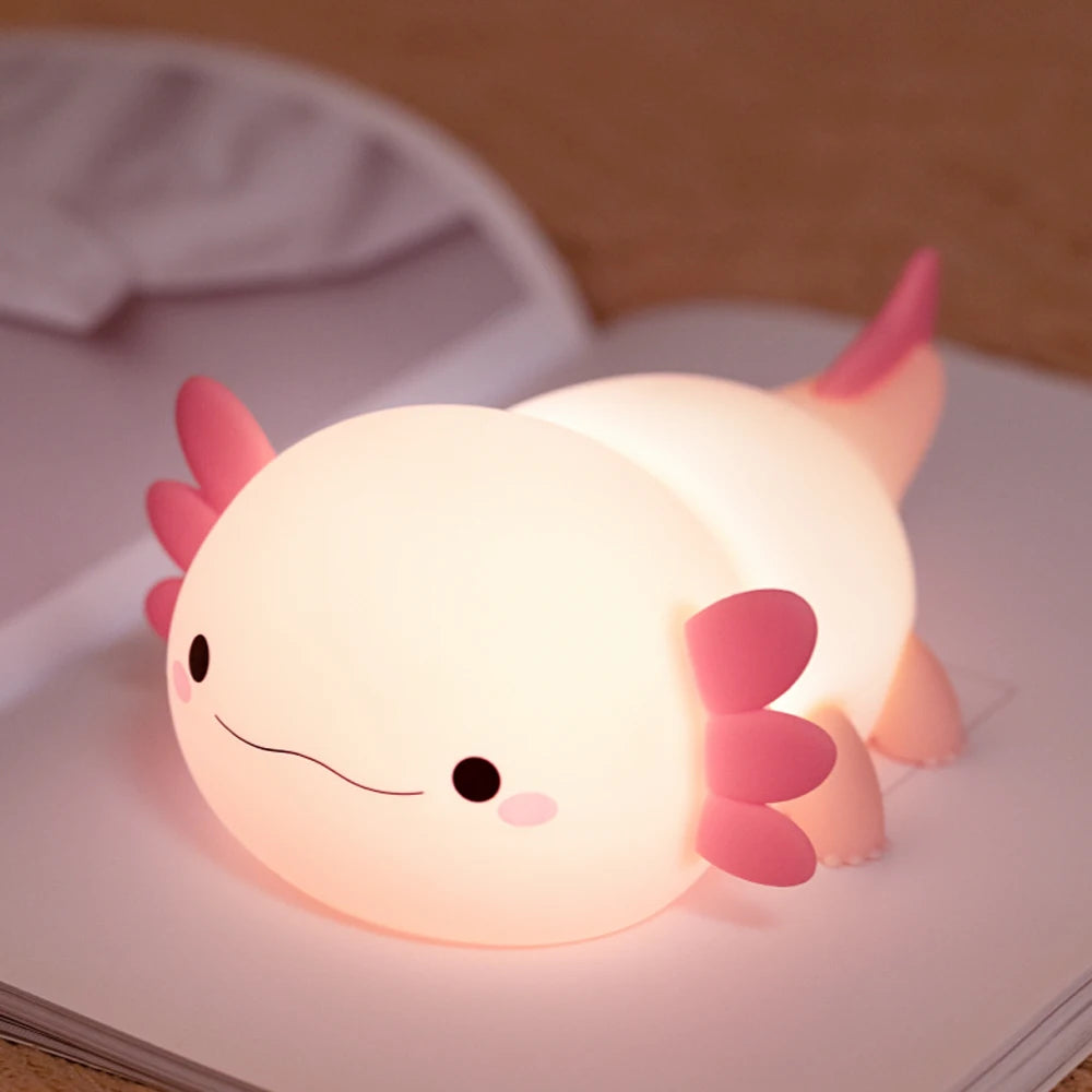 🐰 Kids Silicone Animal Night Light – USB Rechargeable LED Lamp