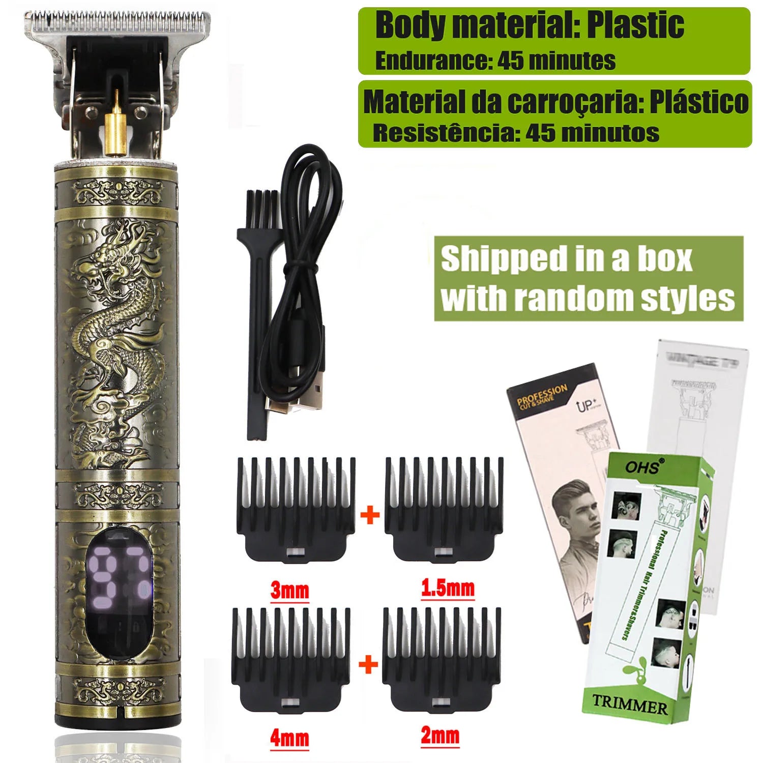 💈 T9 Hair Clipper – Electric Beard & Hair Trimmer for Men