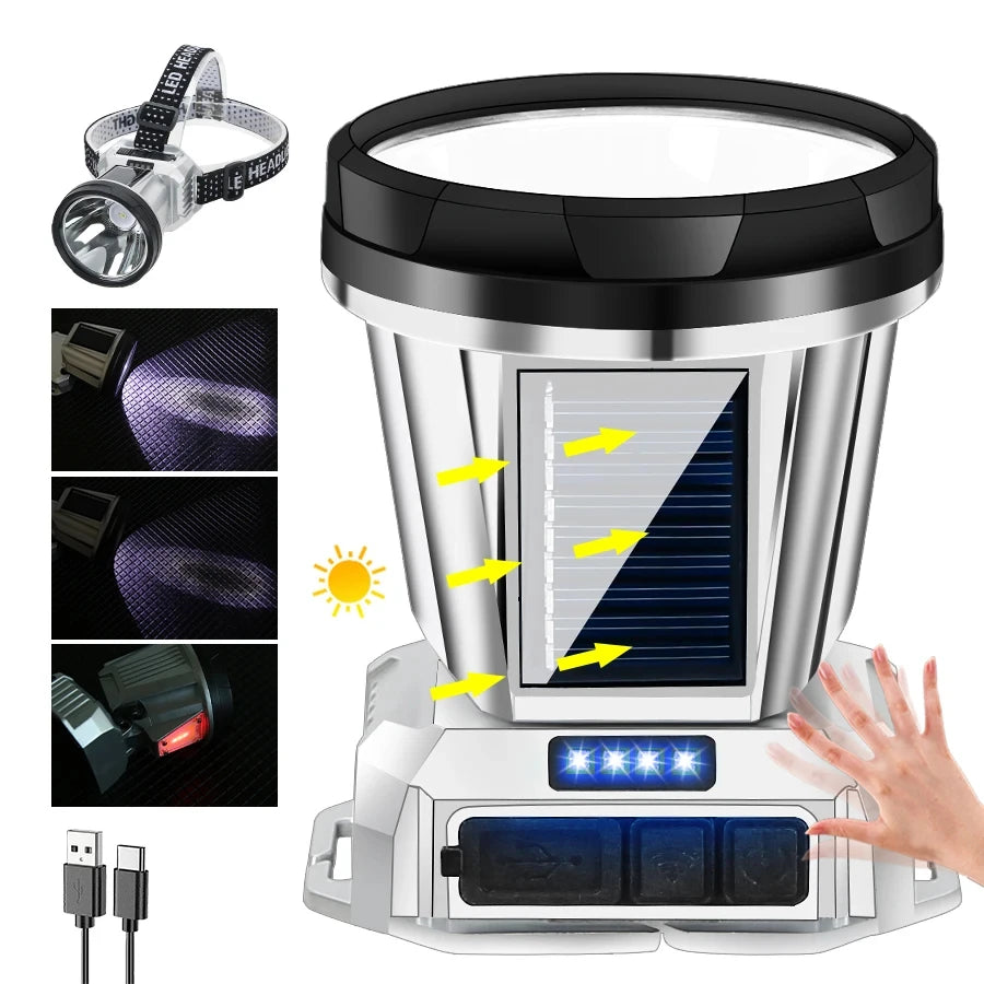 🔦 Rechargeable LED Headlamp – Bright, Adjustable & Waterproof