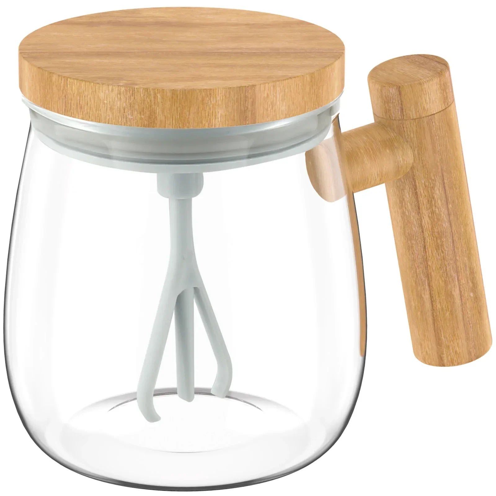 ☕ Self-Stirring Coffee Mug – 400ml High-Speed Electric Mixing Glass