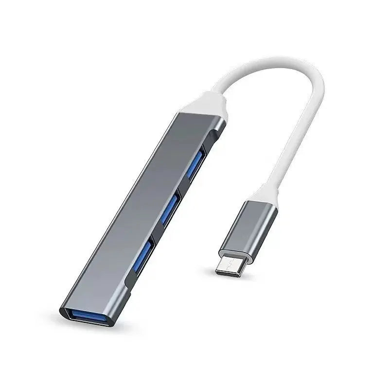 🔌 USB 3.0 Hub – 4 Ports High-Speed Data Splitter