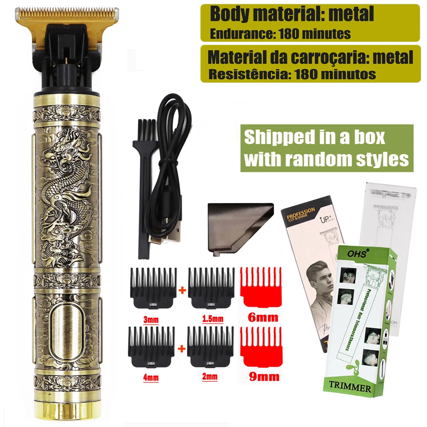 💈 T9 Hair Clipper – Electric Beard & Hair Trimmer for Men