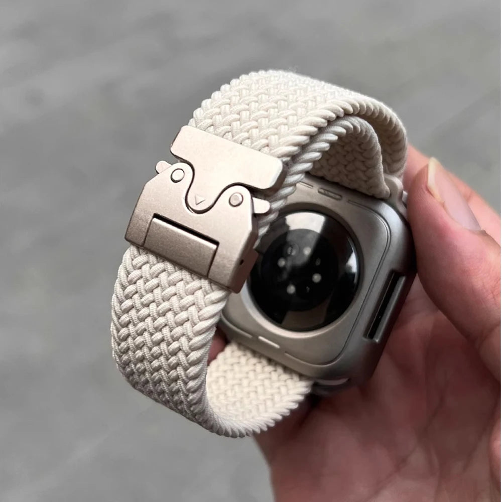 ⛓Braided Paracord Strap for Apple Watch | Durable, Adjustable & Stylish ⌚