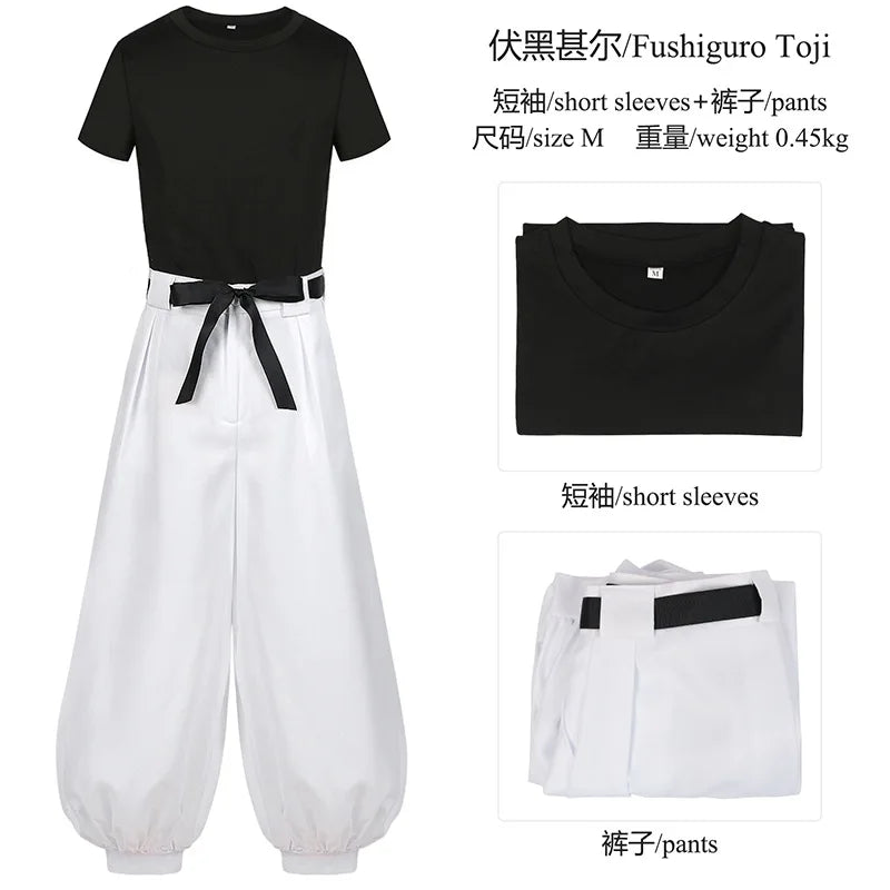 🎭 Jujutsu Kaisen JJK Cosplay Costume – Fushiguro, Toji, Satoru Gojo