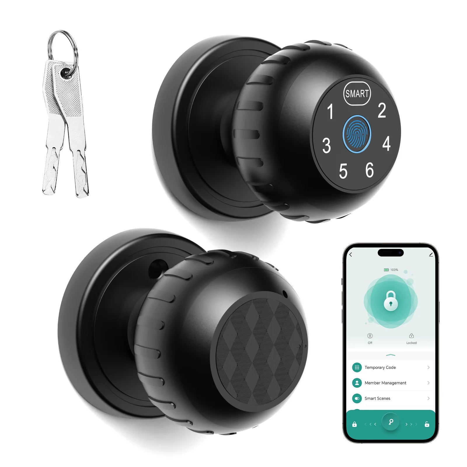 🔒 Viladepot Smart Lock with Fingerprint 📱 | App Control, Passcode & Touch Keypad 🚪