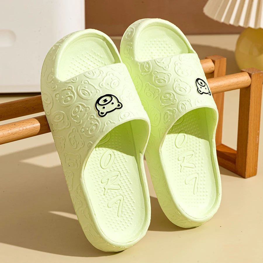🩴 NoEnName_Null Men’s Indoor Platform Slippers