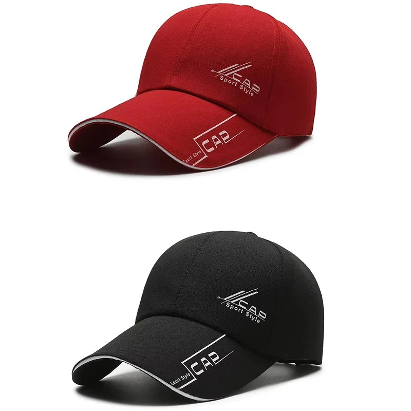 🧢 Summer Long Brim Baseball Cap – Unisex Outdoor Sun Protection Hat