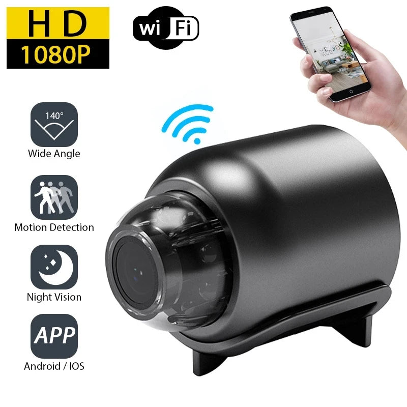 📷 1080P HD Mini WiFi Camera – Wireless Night Vision Security Camera