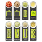 🥗 Fruit & Vegetable Slicer & Grater | Safe, Lightweight & Easy to Use