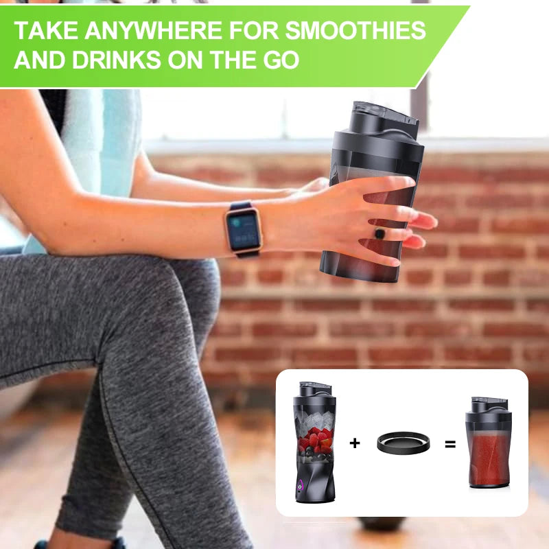 🥤 KIRAINAFLY Portable Blender – 700ml Personal Smoothie & Shake Maker