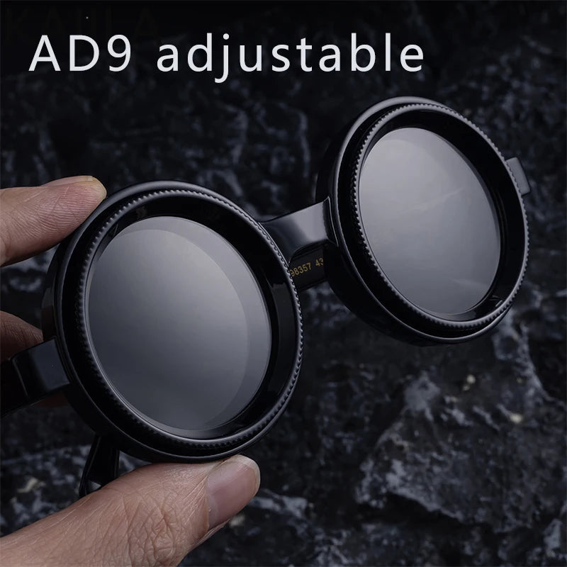 🕶️ Steampunk Polarized Sunglasses – Unique Style with UV400 Protection 😎