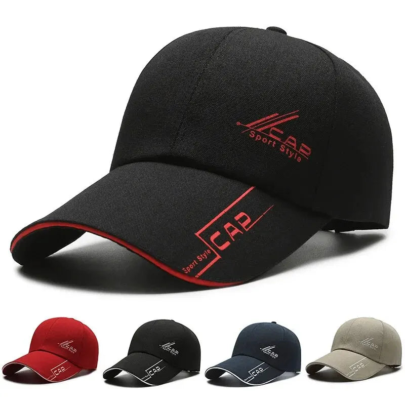🧢 Summer Long Brim Baseball Cap – Unisex Outdoor Sun Protection Hat