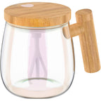 ☕ Self-Stirring Coffee Mug – 400ml High-Speed Electric Mixing Glass