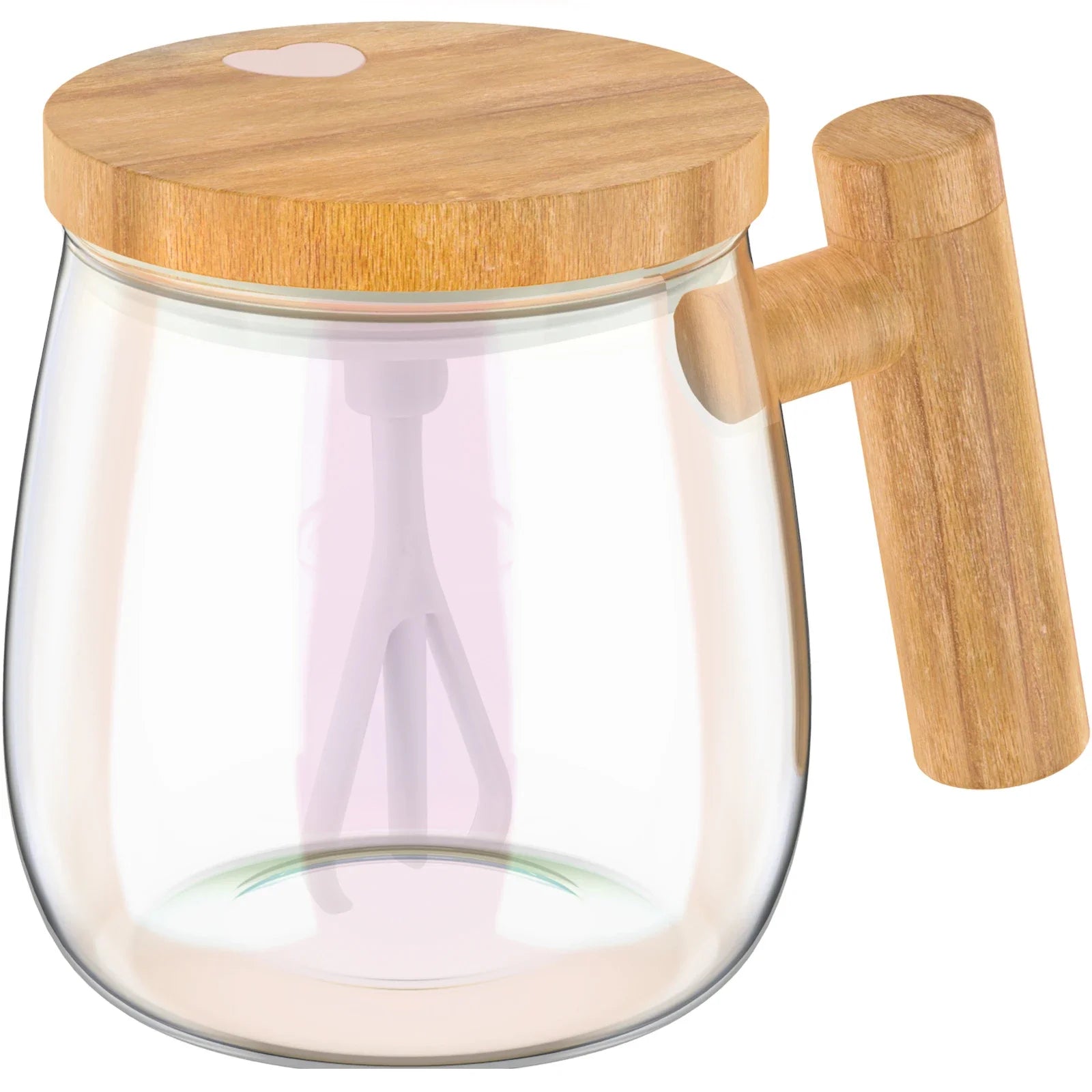 ☕ Self-Stirring Coffee Mug – 400ml High-Speed Electric Mixing Glass