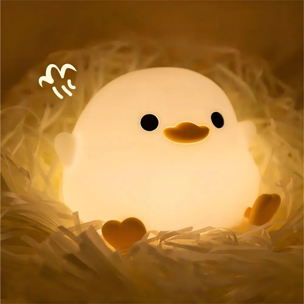 🐰 Kids Silicone Animal Night Light – USB Rechargeable LED Lamp