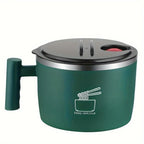 🍜 1000ml Stainless Steel Thermal Bowl with Phone Holder | Portable & Eco-Friendly