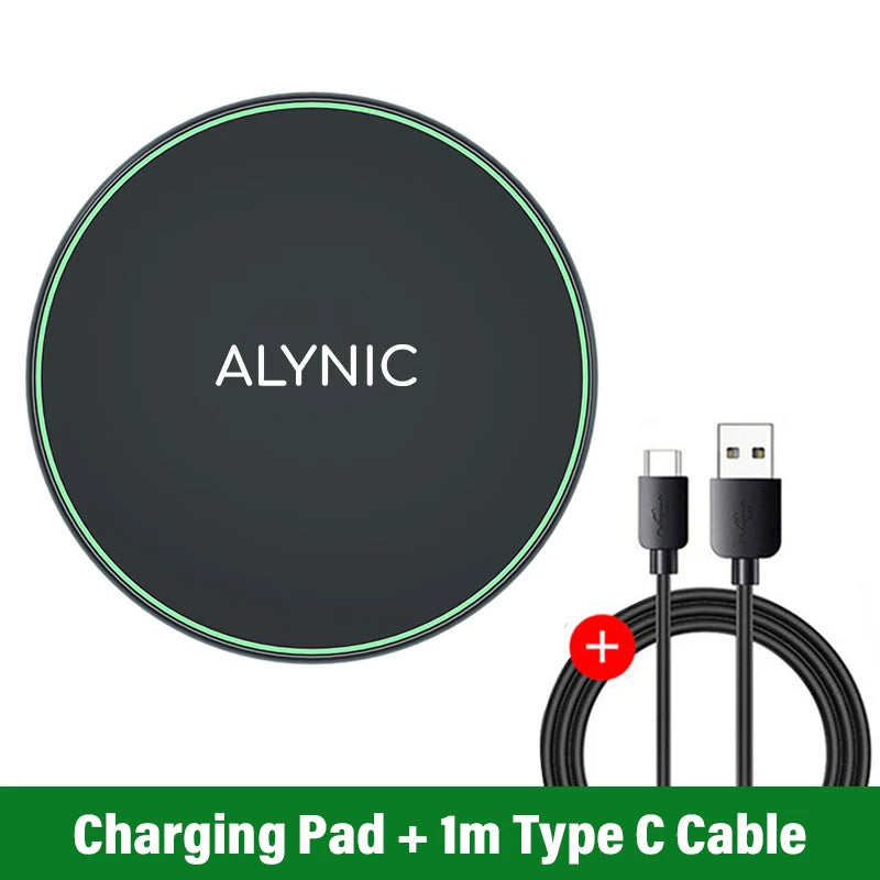 ⚡ VIKEFON 30W Fast Wireless Charging Pad Stand