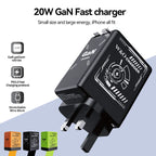⚡ GaN USB-C Charger 20W 🔌