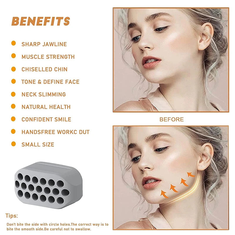 💪 Jaw & Neck Exerciser Ball | Face Slimming & Double Chin Reducer 🦷