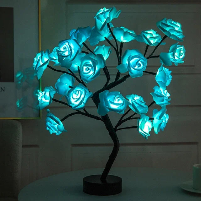 Heinast USB Rose Tree Lamp – Romantic LED Decorative Light