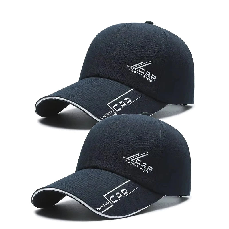 🧢 Summer Long Brim Baseball Cap – Unisex Outdoor Sun Protection Hat