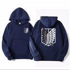 ⚔ Attack on Titan Hoodie – Unisex Anime Streetwear Pullover