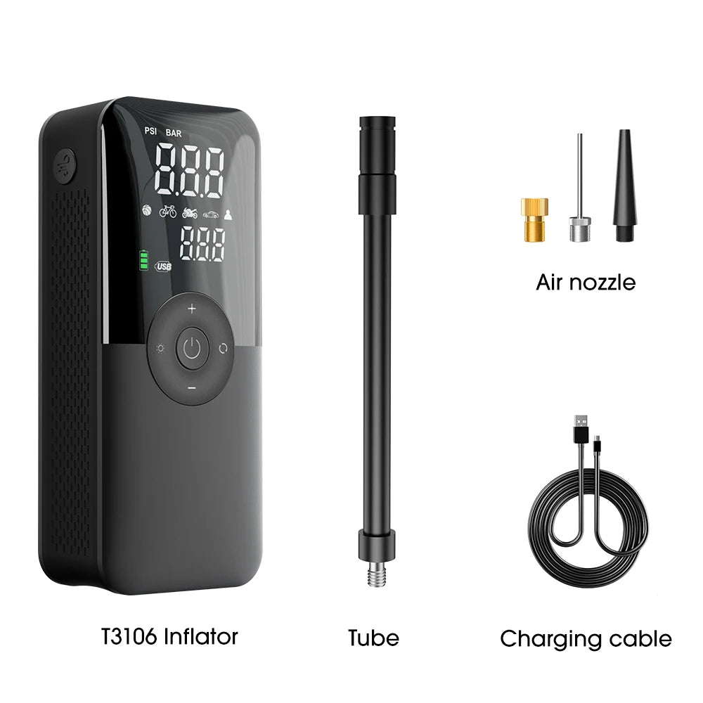 ⛽ Portable Digital Air Pump – Inflate Anywhere 💨🏀