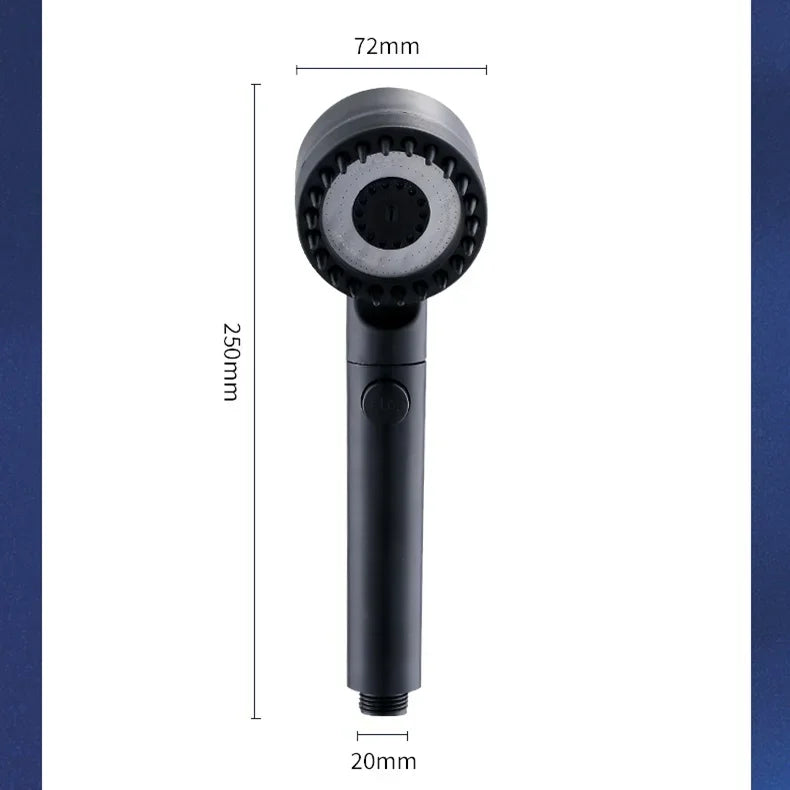 🚿 High-Pressure 3-Mode Water-Saving Shower Head