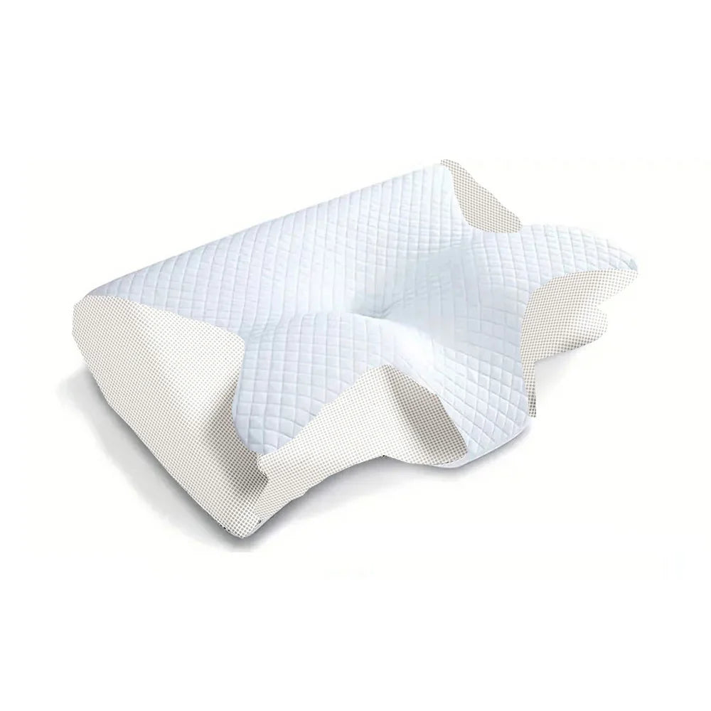 🛏️ Memory Foam Wedge Neck Pillow – Anti-Snore & Anti-Apnea Support