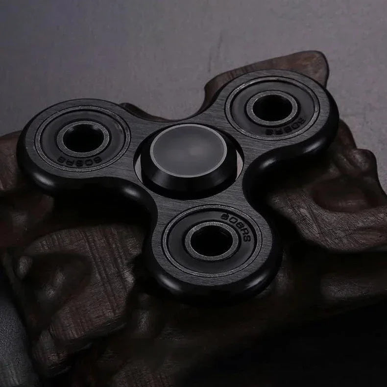 🌀 Aluminum Alloy Fidget Spinner – Stress Relief Toy for Adults & Kids
