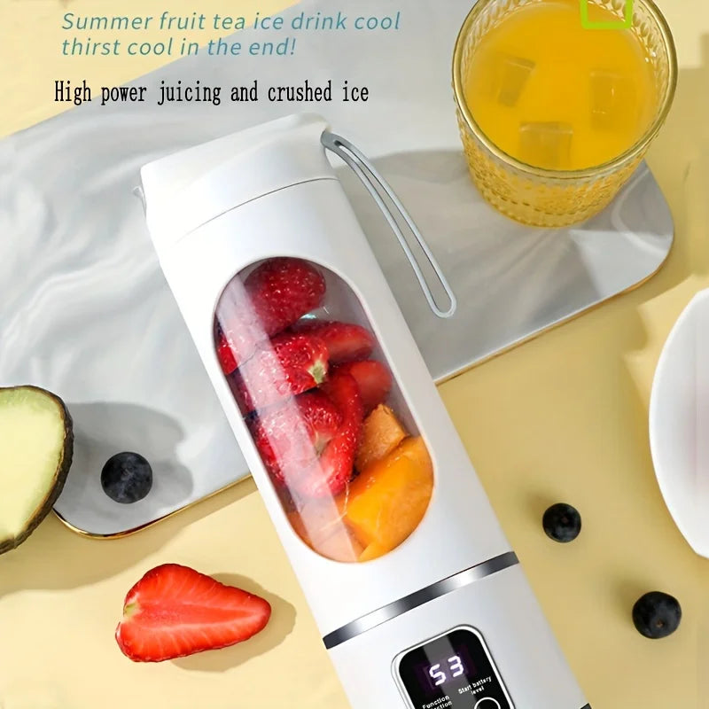 🥤 Portable Blender 450ml | Rechargeable Smoothie & Juice Maker