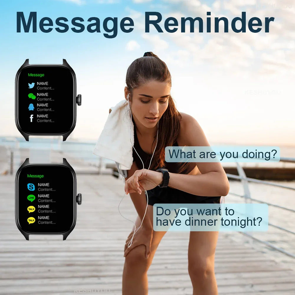 KESHUYOU Smart Watch – Fitness & Activity Tracker